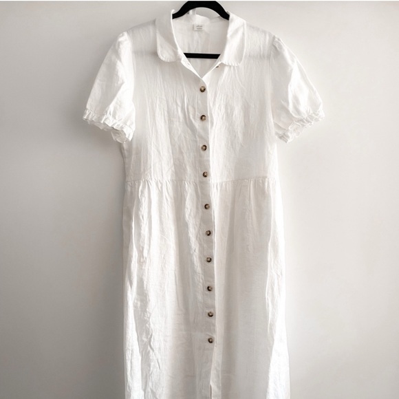 Aritzia White Midi Dress - Picture 2 of 16